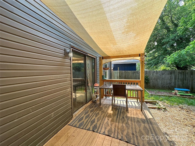 46 Westbrook Cir, Clyde, NC 28721 - view of wooden deck
