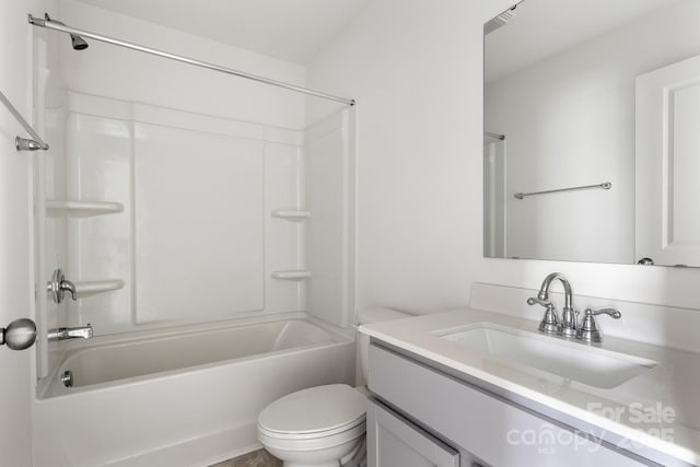 15034 Scoter St, Charlotte, NC 28262 - full bath featuring toilet, vanity, and bathing tub / shower combination