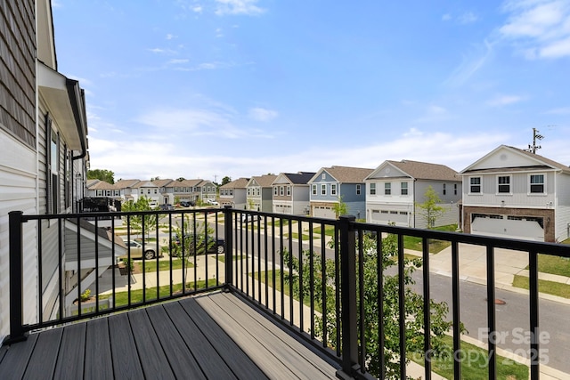 15034 Scoter St, Charlotte, NC 28262 - wooden terrace with a residential view
