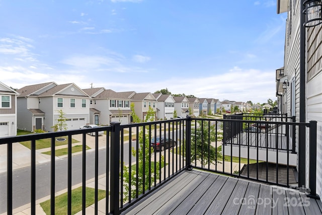 15034 Scoter St, Charlotte, NC 28262 - wooden terrace featuring a residential view