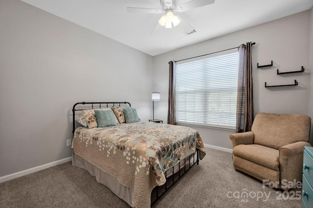 3351 Streamside Dr, Davidson, NC 28036 - bedroom with carpet floors and ceiling fan