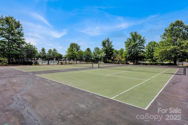 3351 Streamside Dr, Davidson, NC 28036 - view of tennis court with community basketball court