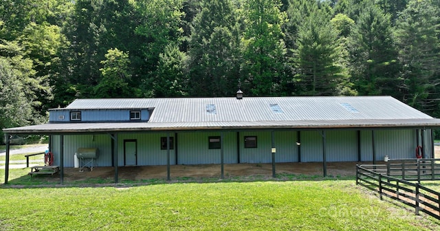 2967 Roby Martin Rd, Lenoir, NC 28645 - exterior space featuring metal roof and a wooded view