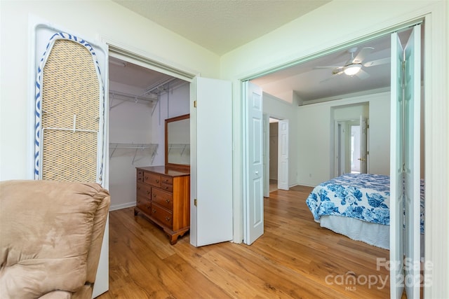 16 Red Barn Ln, Fletcher, NC 28732 - bedroom featuring light wood-style floors, a spacious closet, and a closet