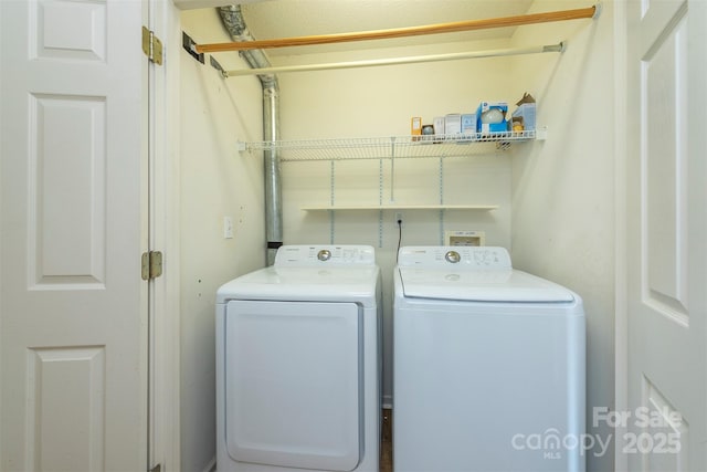 16 Red Barn Ln, Fletcher, NC 28732 - washroom with washer and clothes dryer