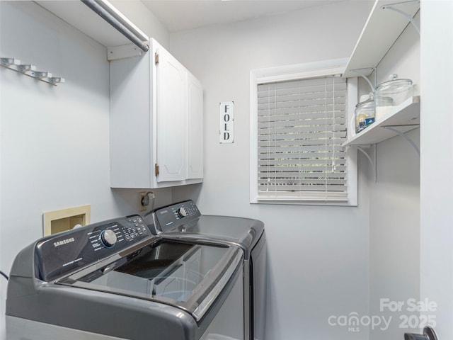 95 Harmon Ave, Lake Junaluska, NC 28745 - washroom featuring cabinet space and washer and dryer