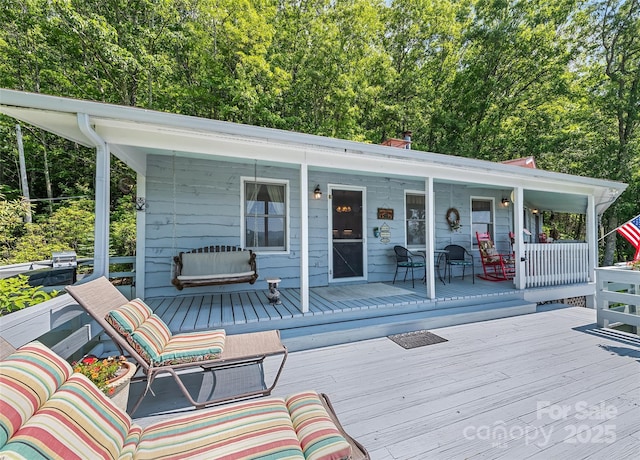 724 Pless Underwood Rd, Maggie Valley, NC 28751 - view of porch