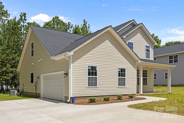 130 Aurora Blvd, Matthews, NC 28105 - view of front of property with driveway and roof with shingles