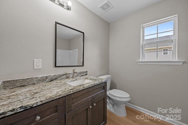 130 Aurora Blvd, Matthews, NC 28105 - bathroom with vanity and wood finished floors