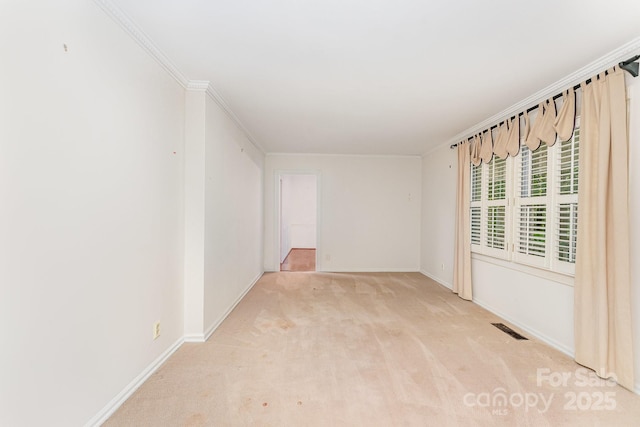 220 Blackberry Trl, Concord, NC 28027 - empty room featuring light carpet, baseboards, and crown molding