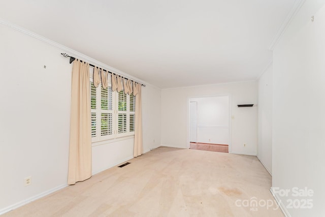 220 Blackberry Trl, Concord, NC 28027 - empty room featuring ornamental molding, carpet flooring, and baseboards
