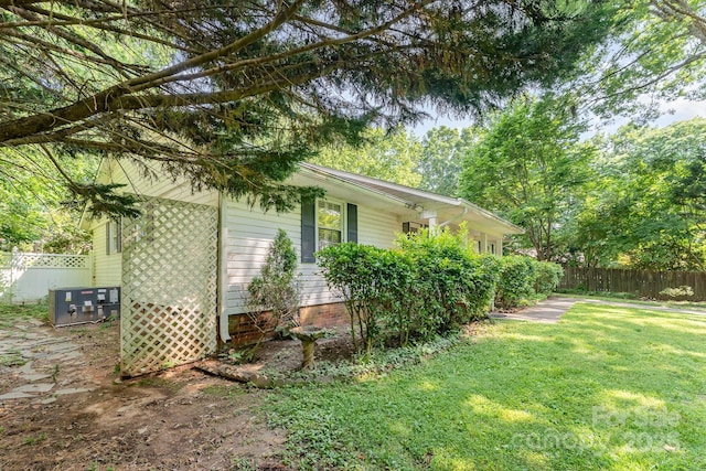 220 Blackberry Trl, Concord, NC 28027 - view of side of home with central air condition unit