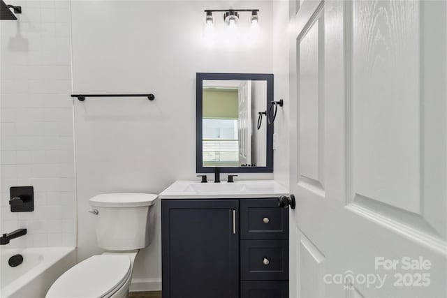 113 Woodside Ave, Gastonia, NC 28054 - full bath featuring vanity and shower / washtub combination
