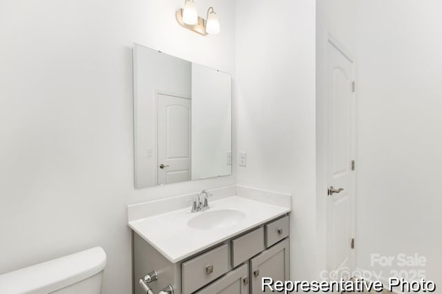 24578 Blue Heron Cir Unit 407, Lancaster, SC 29720 - bathroom with vanity and toilet