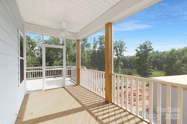 24578 Blue Heron Cir Unit 407, Lancaster, SC 29720 - balcony featuring ceiling fan