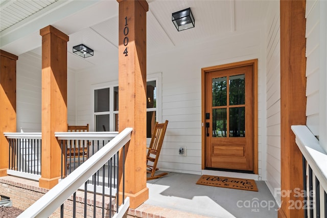1004 E Sandy Ridge Rd, Monroe, NC 28112 - doorway to property with a porch