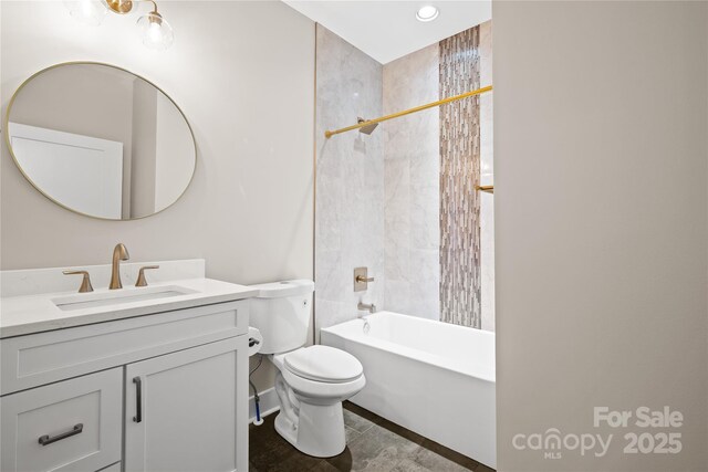 1004 E Sandy Ridge Rd, Monroe, NC 28112 - full bathroom with vanity and shower / tub combination