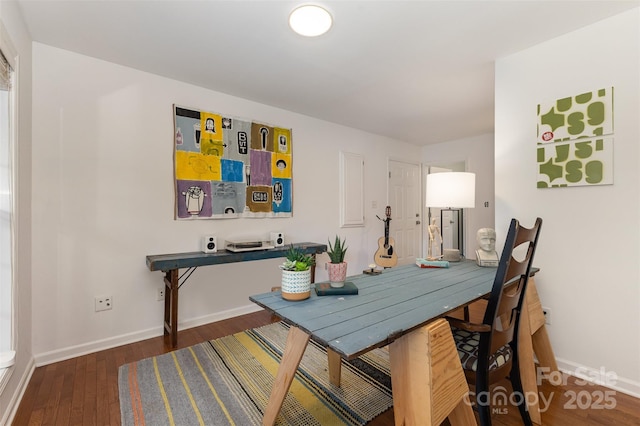 1912 Baxter St, Charlotte, NC 28204 - dining room featuring wood finished floors and baseboards