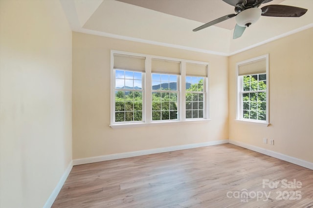 30 Linn Garden Ln, Swannanoa, NC 28778 - spare room with wood finished floors and ceiling fan