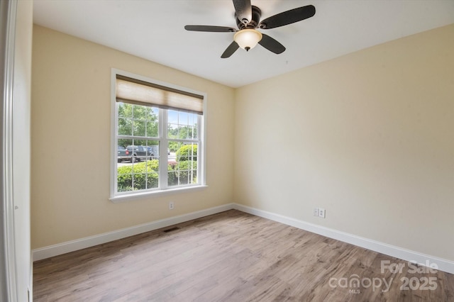 30 Linn Garden Ln, Swannanoa, NC 28778 - empty room featuring wood finished floors and ceiling fan