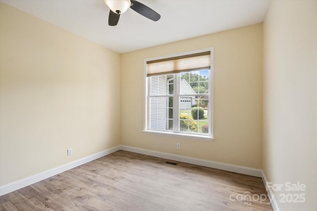30 Linn Garden Ln, Swannanoa, NC 28778 - unfurnished room with light wood finished floors and ceiling fan