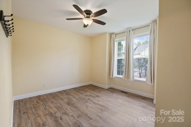 30 Linn Garden Ln, Swannanoa, NC 28778 - spare room with wood finished floors and ceiling fan