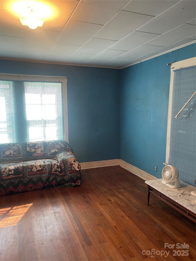 408 Moose St, Albemarle, NC 28001 - unfurnished room with hardwood / wood-style flooring and baseboards