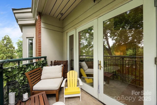 415 N Church St Unit 311, Charlotte, NC 28202 - balcony featuring french doors
