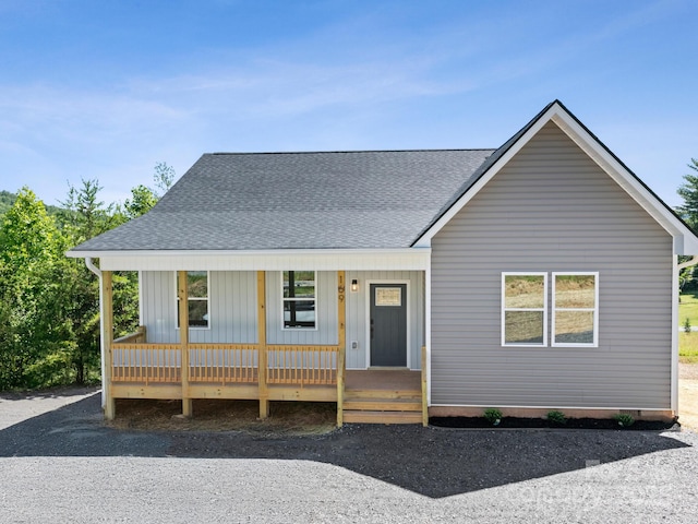 169 Vineyard Village Dr S Unit 4, Old Fort, NC 28762 - view of front of home featuring roof with shingles and a porch