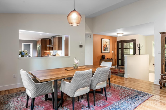 12 Beech Tree Ln, Asheville, NC 28804 - dining room with wood finished floors and baseboards