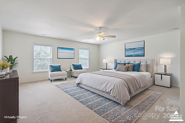 8915 Merrie Rose Ave, Charlotte, NC 28213 - carpeted bedroom with a ceiling fan and baseboards
