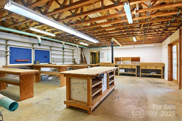 441 Wildlife Club Ln, Taylorsville, NC 28681 - below grade area with a workshop area