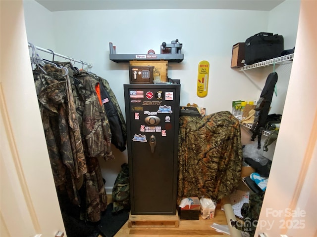 5570 George Henry Dr, Hickory, NC 28602 - spacious closet with wood finished floors