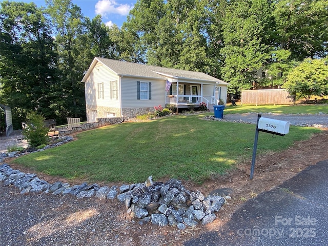 5570 George Henry Dr, Hickory, NC 28602 - view of front of property with a porch