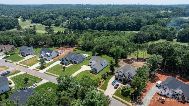 3622 46th Ave NE, Hickory, NC 28601 - aerial overview of property's location featuring nearby suburban area and a forest