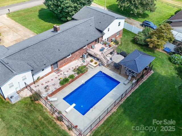 3509 Flint Dr, Statesville, NC 28677 - view of subject property with a pool area