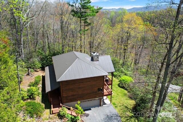 40 Ollis Ridge Ln, Elk Park, NC 28622 - view of subject property featuring a heavily wooded area
