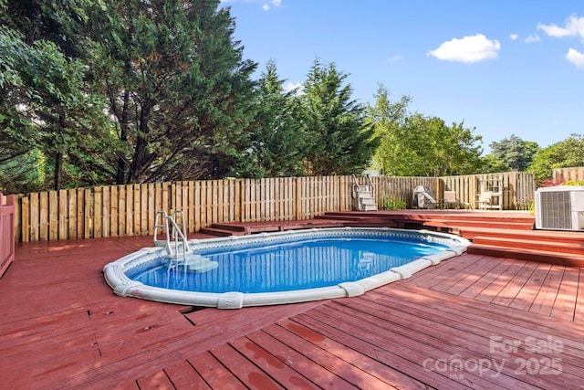 131 Canopy Ct, Mooresville, NC 28115 - view of pool featuring a wooden deck