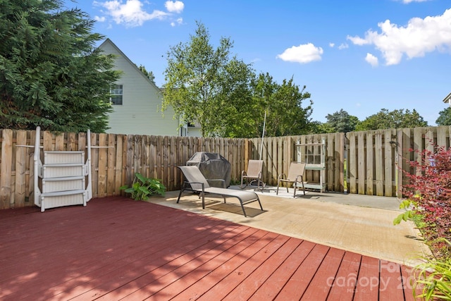 131 Canopy Ct, Mooresville, NC 28115 - deck with a fenced backyard