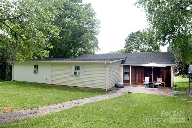 19 Mingus St, Canton, NC 28716 - back of property with a patio, a yard, and cooling unit