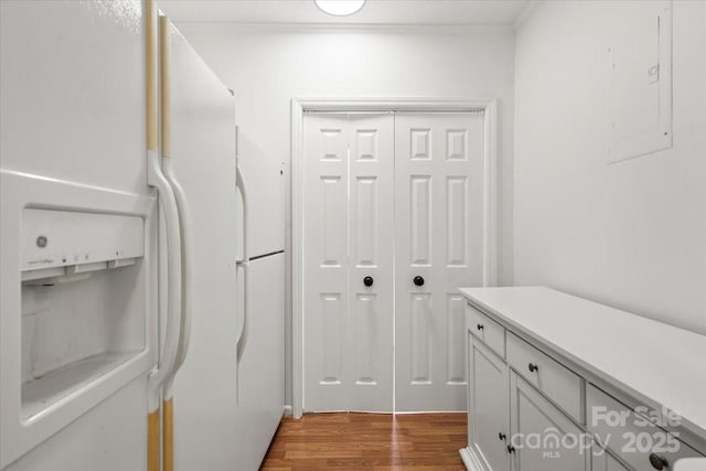 1512 Anthony Dr, Gastonia, NC 28052 - corridor with wood finished floors and electric panel