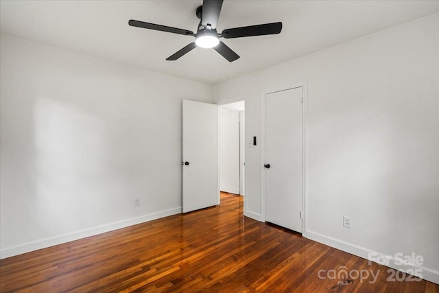 1512 Anthony Dr, Gastonia, NC 28052 - spare room featuring ceiling fan and wood finished floors