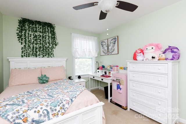 2405 Emma Grace Ln, Rock Hill, SC 29732 - bedroom featuring light colored carpet and a ceiling fan