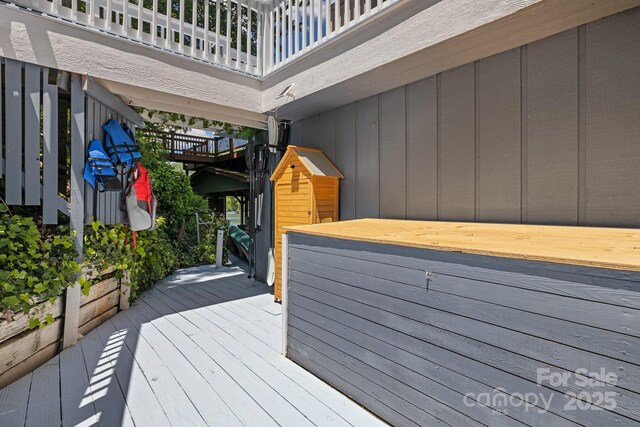 174 Ridge Rd, Lake Lure, NC 28746 - view of deck
