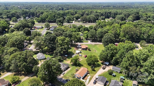 321 E Taylor St, Landis, NC 28088 - aerial view of property's location with a forest