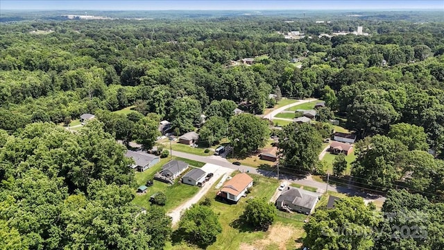 321 E Taylor St, Landis, NC 28088 - aerial view of property's location with a forest