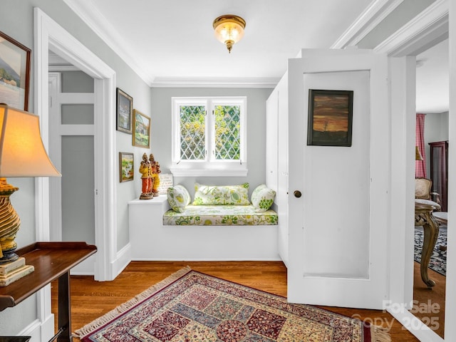 287 Pacolet Ridge Ln, Tryon, NC 28782 - sitting room with ornamental molding and wood finished floors