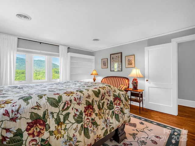 287 Pacolet Ridge Ln, Tryon, NC 28782 - bedroom featuring wood finished floors and baseboards