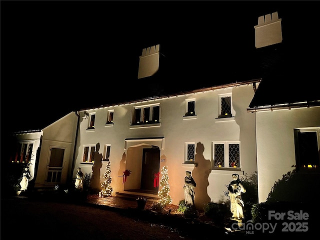 287 Pacolet Ridge Ln, Tryon, NC 28782 - view of front of property with stucco siding