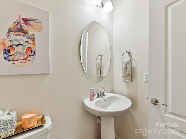 8035 Pastime Ln, Clover, SC 29710 - half bathroom featuring toilet